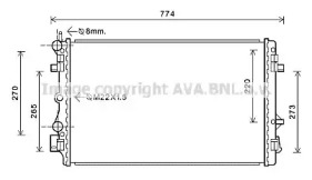 Теплообменник AVA QUALITY COOLING SA2021