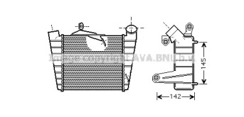 Теплообменник AVA QUALITY COOLING SA4020