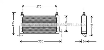 Теплообменник AVA QUALITY COOLING SB3017