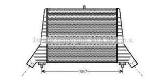 Интеркулер AVA QUALITY COOLING SB4029