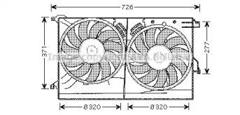 Вентилятор AVA QUALITY COOLING SB7502