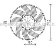 Вентилятор AVA QUALITY COOLING SB7504