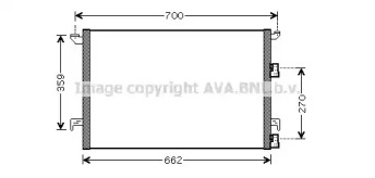 Конденсатор AVA QUALITY COOLING SBA5060