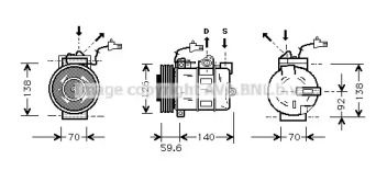 Компрессор AVA QUALITY COOLING SBAK054