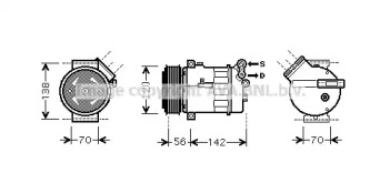 Компрессор AVA QUALITY COOLING SBK067