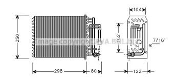 Испаритель, кондиционер AVA QUALITY COOLING SBV049