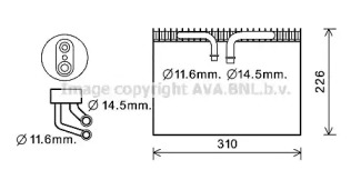 Испаритель AVA QUALITY COOLING SBV072