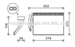 Испаритель, кондиционер AVA QUALITY COOLING SBV073