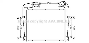 Теплообменник AVA QUALITY COOLING SC4022