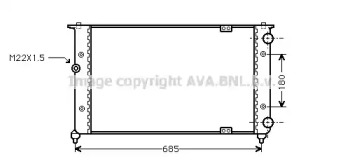 Теплообменник AVA QUALITY COOLING ST2021