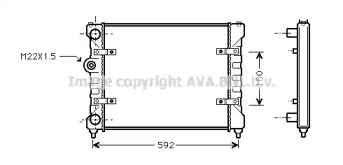 Теплообменник AVA QUALITY COOLING ST2023