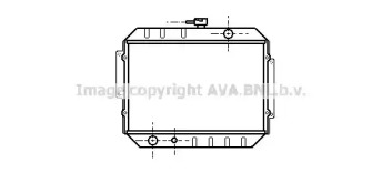 Радиатор, охлаждение двигателя AVA QUALITY COOLING SU2003