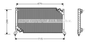 Конденсатор, кондиционер AVA QUALITY COOLING SU5026