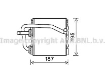 Теплообменник, отопление салона AVA QUALITY COOLING SU6108