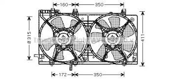 Вентилятор AVA QUALITY COOLING SU7512