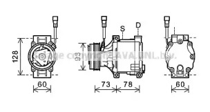 Компрессор AVA QUALITY COOLING SUK080