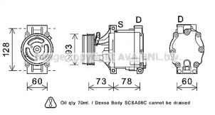 Компрессор AVA QUALITY COOLING SUK099