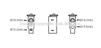 Клапан AVA QUALITY COOLING SZ1142