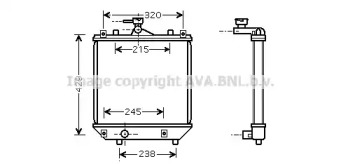 Теплообменник AVA QUALITY COOLING SZ2064