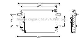 Конденсатор AVA QUALITY COOLING SZ5027