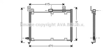 Конденсатор, кондиционер AVA QUALITY COOLING SZ5037