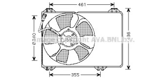 Вентилятор AVA QUALITY COOLING SZ7506