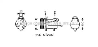 Компрессор AVA QUALITY COOLING SZK069