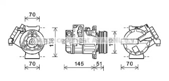 Компрессор AVA QUALITY COOLING SZK140