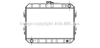 Радиатор, охлаждение двигателя AVA QUALITY COOLING TO2072