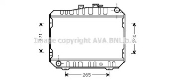 Теплообменник AVA QUALITY COOLING TO2104