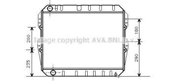 Теплообменник AVA QUALITY COOLING TO2134