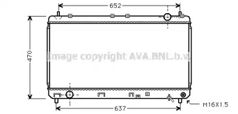 Теплообменник AVA QUALITY COOLING TO2247