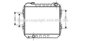 Теплообменник AVA QUALITY COOLING TO2268