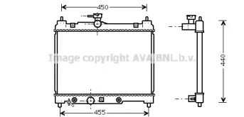 Теплообменник AVA QUALITY COOLING TO2287