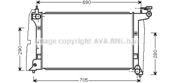 Теплообменник AVA QUALITY COOLING TO2289