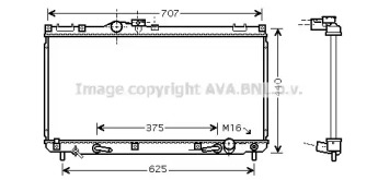 Теплообменник AVA QUALITY COOLING TO2322