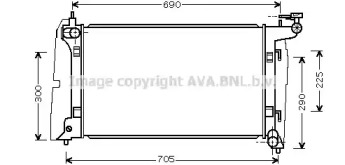 Теплообменник AVA QUALITY COOLING TO2323