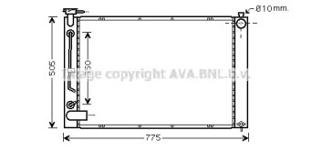 Теплообменник AVA QUALITY COOLING TO2343