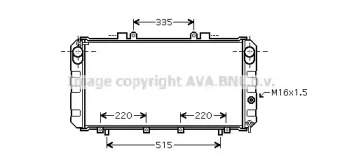 Теплообменник AVA QUALITY COOLING TO2355