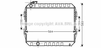 Теплообменник AVA QUALITY COOLING TO2374