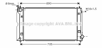 Теплообменник AVA QUALITY COOLING TO2386