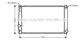 Теплообменник AVA QUALITY COOLING TO2418