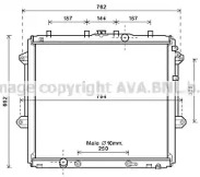 Теплообменник AVA QUALITY COOLING TO2616