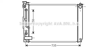 Теплообменник AVA QUALITY COOLING TO2648