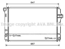 Теплообменник AVA QUALITY COOLING TO2700