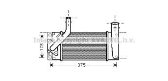 Теплообменник AVA QUALITY COOLING TO4475