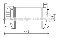 Теплообменник AVA QUALITY COOLING TO4645