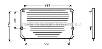 Конденсатор AVA QUALITY COOLING TO5202