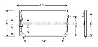 Конденсатор AVA QUALITY COOLING TO5225