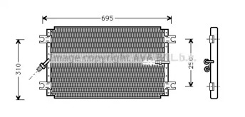 Конденсатор, кондиционер AVA QUALITY COOLING TO5243